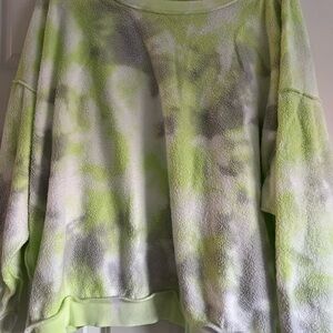 Free people fleece sweatshirt